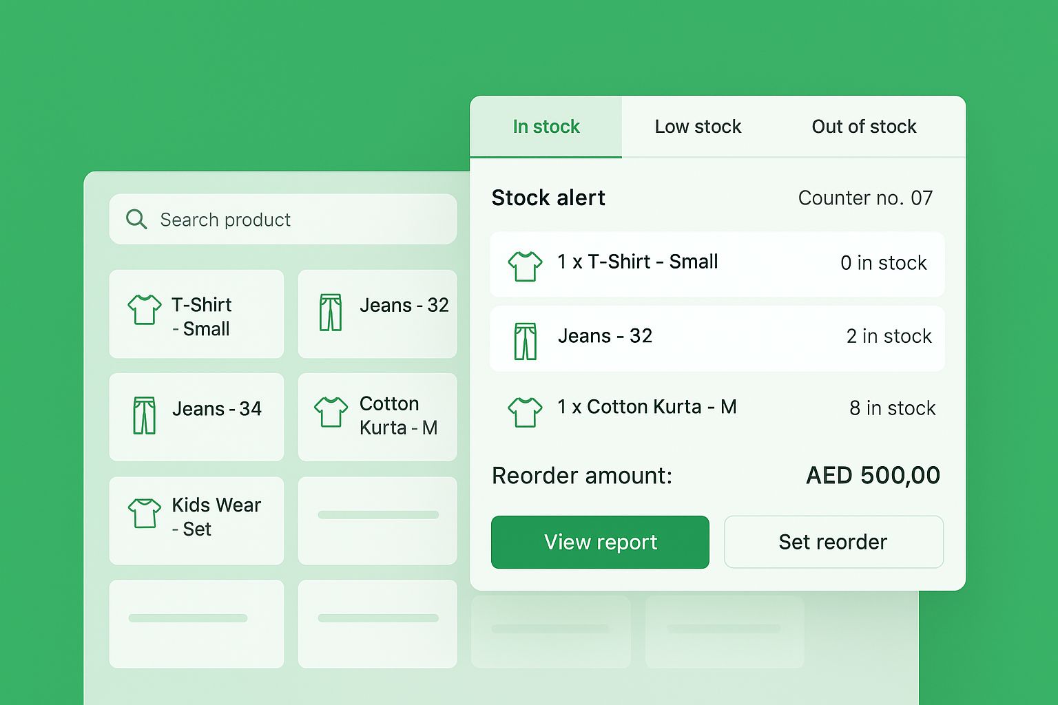 The all-in-one retail management and automation software 8 Stock Indaicator