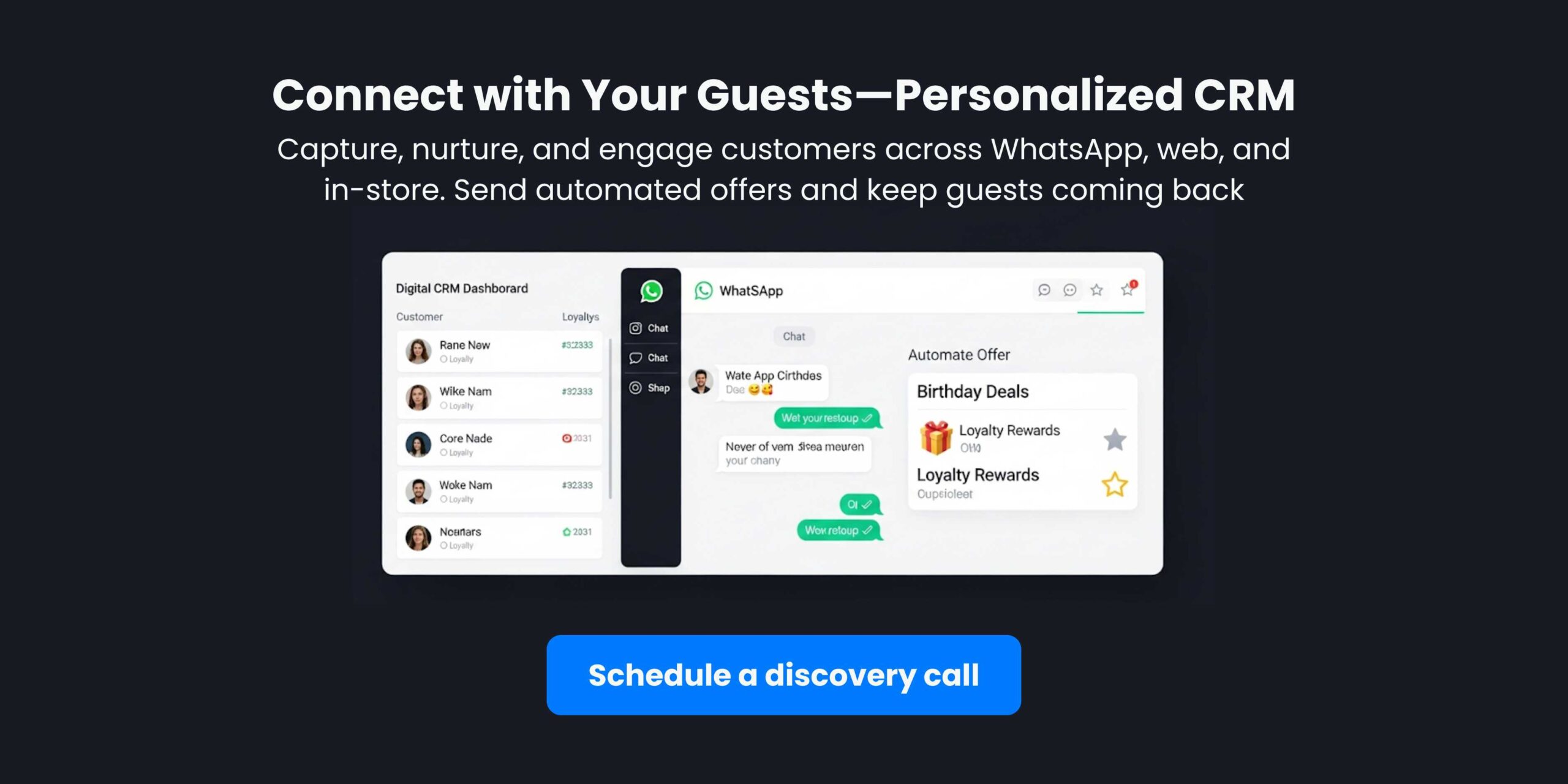 Connect with Your Guests—Personalized CRM