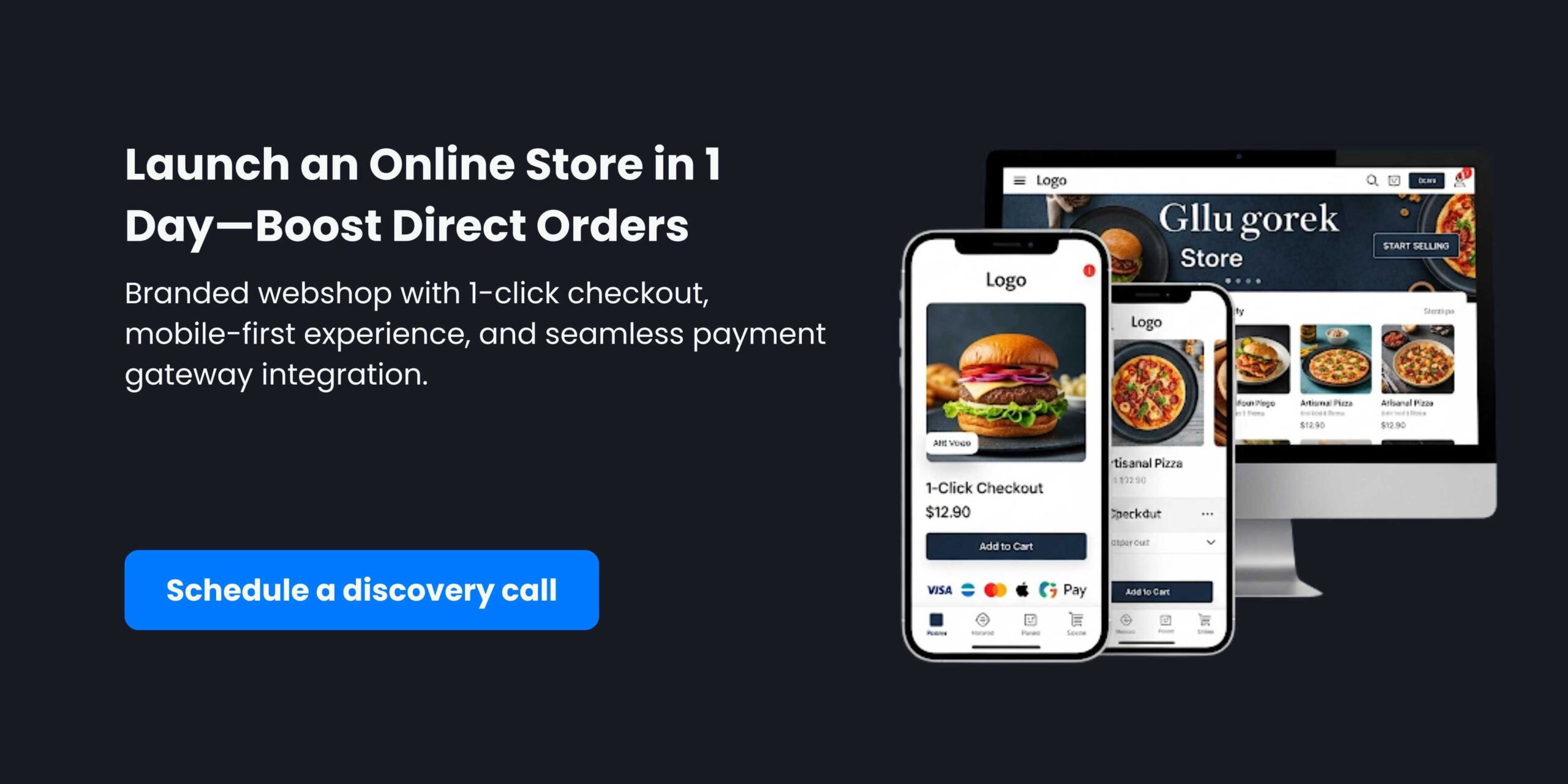 Launch an Online Store in 1 Day—Boost Direct Orders