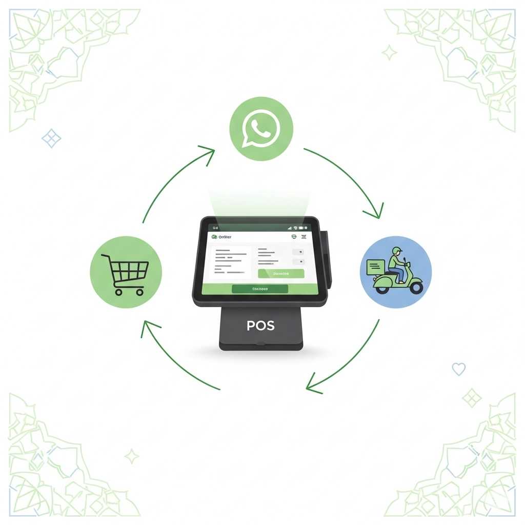 Online orders Integration in POS retail erp